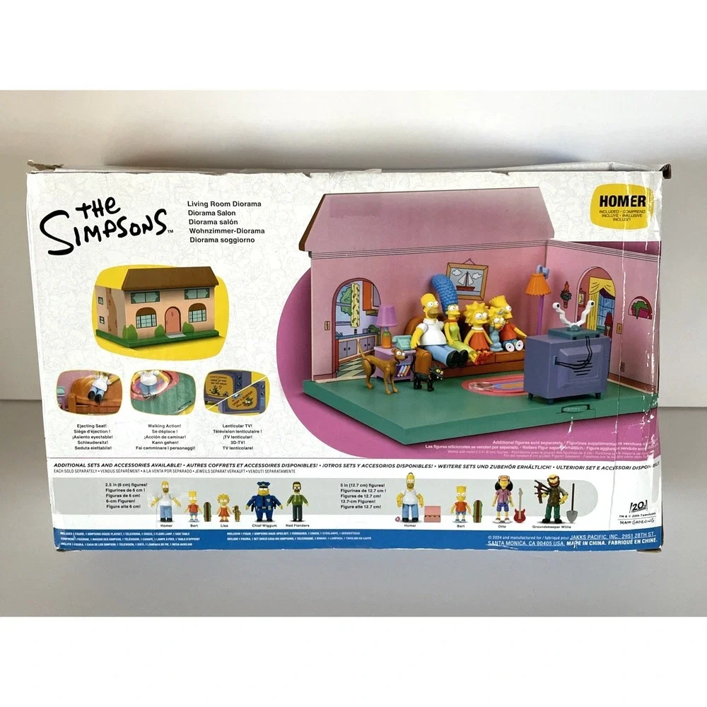 The Simpsons House Living Room Diorama Playset 2.5